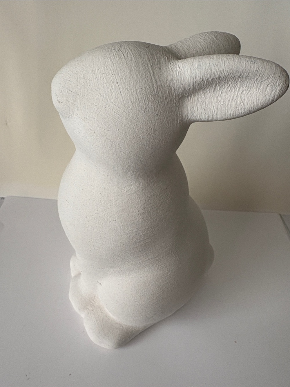 Threshold 2026 White ceramic Decorative Bunny Sculpture 6.5”